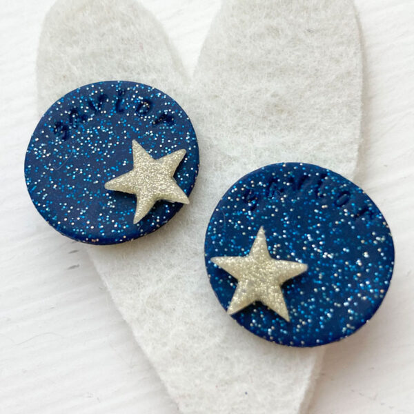 Savior Studs Stor blå