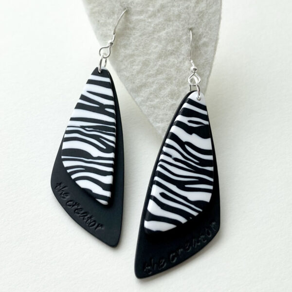 Örhänge Zebra