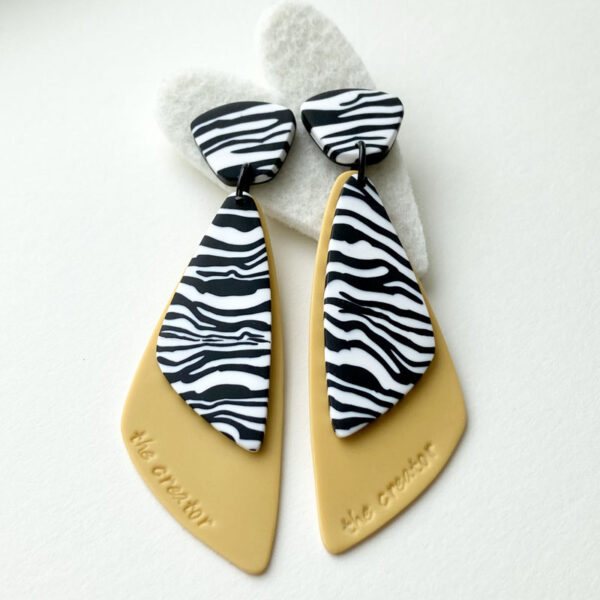 Örhänge Zebra