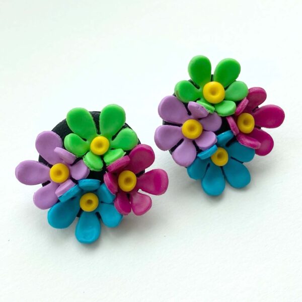 Joy - Örhänge - Blomster studs