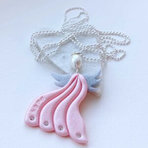 Hope Halsband skimrande rosa