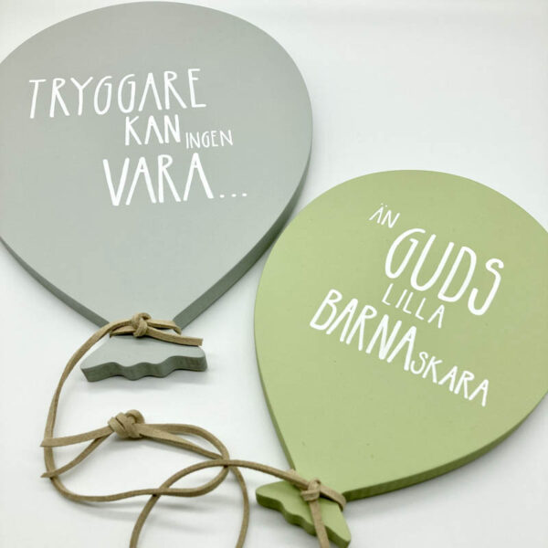 Ballonger - Tryggare kan ingen vara