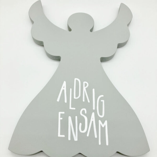 Ängel - Grå - Aldrig ensam