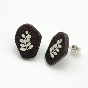 Trust örhänge svart