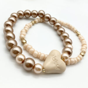 Armband beige