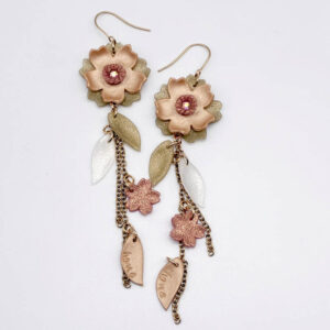 Home blomranka Beige